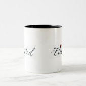 Erhöht mit einem Ladybug Zweifarbige Tasse (Mittel)