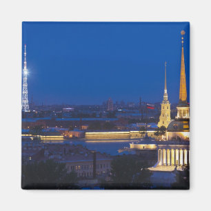 Erhöhte Ansicht des Fernsehturms Magnet