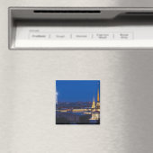 Erhöhte Aussicht auf den Fernsehturm Magnet (In Situ (Geschirrspüler))