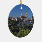 Erhöhte Aussicht auf die Kathedrale Segovia Keramik Ornament (Rechts)
