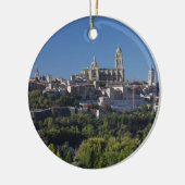 Erhöhte Aussicht auf die Kathedrale Segovia Keramik Ornament (Links)