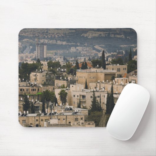Erhöhte Aussicht auf die Stadt aus dem Turm von Je Mousepad (Mit Mouse)