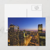 Erhöhte Aussicht, Fluss Chicago Postkarte (Vorne/Hinten)