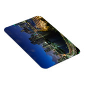 Erhöhte City-Skyline von Brickell Key Magnet (Rechte Seite)