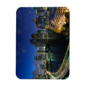 Erhöhte City-Skyline von Brickell Key Magnet (Vertikal)