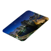 Erhöhte City-Skyline von Brickell Key Magnet (Linke Seite)