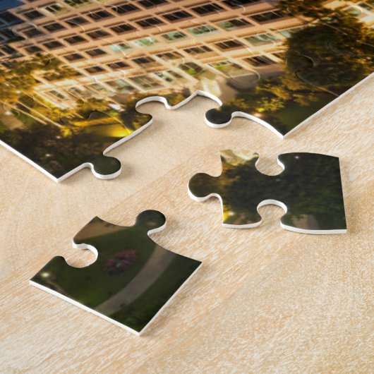 Erhöhte City-Skyline von Brickell Key Puzzle (Seite)