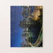 Erhöhte City-Skyline von Brickell Key Puzzle (Vertikal)