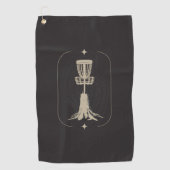 Erhöhte Disk Golf Basket Disk Handtuch (Vorderseite)