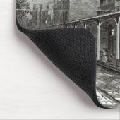 Erhöhte Eisenbahn in Greenwich-Straße, New York Mousepad (Ecke)