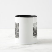 Erhöhte Eisenbahn in Greenwich-Straße, New York Tasse (Zentrum)