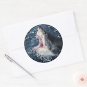 Erhöhte Schornsteine Runder Aufkleber (Umschlag)