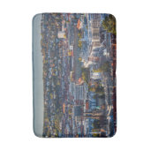 Erhöhte Stadtsicht von Stuttgart Badematte (Vorderseite Vertikal)