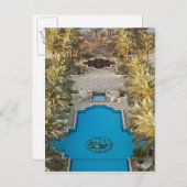 Erhöhter Ansicht Herods Palast-HotelSwimmingpool Postkarte (Vorne/Hinten)