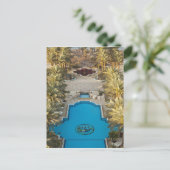 Erhöhter Ansicht Herods Palast-HotelSwimmingpool Postkarte (Stehend Vorderseite)