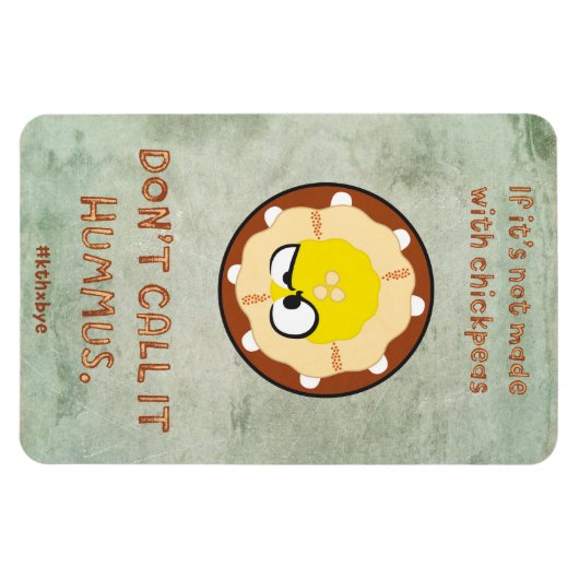 Erhöhter Hummus Magnet (Horizontal)