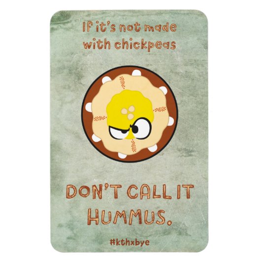 Erhöhter Hummus Magnet (Vertikal)