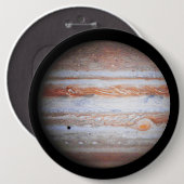 ERHÖHTES Bild der Jupiter Cassini Flyby NASAs Button (Vorne & Hinten)