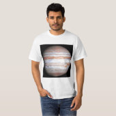 ERHÖHTES Bild der Jupiter Cassini Flyby NASAs T-Shirt (Vorne ganz)