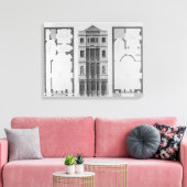 Erhöhung des britischen Kaffeehauses Leinwanddruck (Insitu (Wohnzimmer))