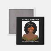 Erhöhung des Deckenbodens der BLM-Frauenrechte Magnet (Vorderseite/Rückseite)