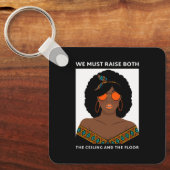 Erhöhung des Deckenbodens der BLM-Frauenrechte Schlüsselanhänger (Vorderseite)