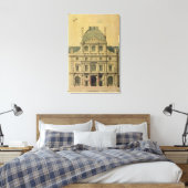 Erhöhung des Pavillons de l'Horloge Leinwanddruck (Insitu (Schlafzimmer))