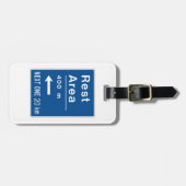 Erholung 400 m Links Straßennetz Gepäckanhänger (Vorderseite horizontal)