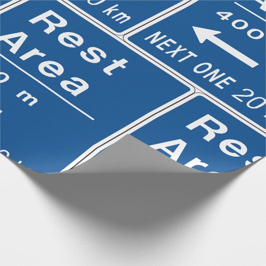 Erholung 400 m Links Straßennetz Geschenkpapier