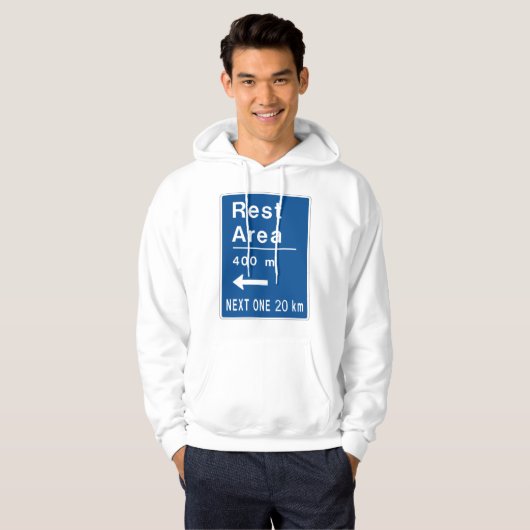 Erholung 400 m Links Straßennetz Hoodie (Vorne ganz)