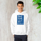 Erholung 400 m Links Straßennetz Hoodie