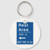 Erholung 400 m Links Straßennetz Schlüsselanhänger (Vorderseite)