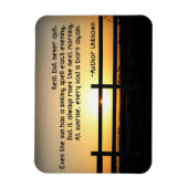 Erholung, aber nie aufhören magnet (Vertikal)