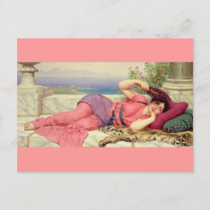 Erholung am heutigen Tag von Godward Postkarte