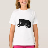 Erholung am Leaf mit freundlichem Blick T-Shirt (Vorderseite)