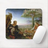 Erholung auf dem Flug in Ägypten, 1805-6 Mousepad (Mit Mouse)