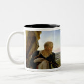 Erholung auf dem Flug in Ägypten, 1805-6 Zweifarbige Tasse (Links)