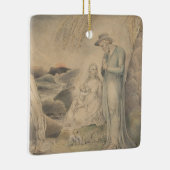 Erholung auf dem Flug in Ägypten Keramikornament (Rechts)