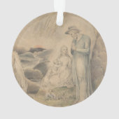 Erholung auf dem Flug in Ägypten Ornament (Rückseite)