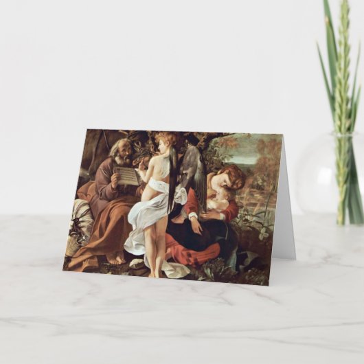 Erholung auf dem Flug nach Ägypten durch Karte (Vorderseite)