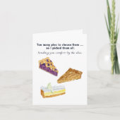 Erholung aus Operation-Kuchen-Scheiben Karte (Vorderseite)