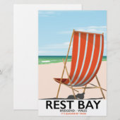 Erholung Bay Bridge End Wales Briefpapier (Vorne/Hinten)