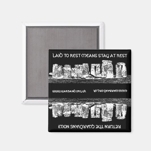 ERHOLUNG: BEI ERHOLUNG BLEIBE MITTEL MAGNET (Vorderseite/Rückseite)