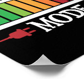 Erholung bei guter Fahrt Poster (Ecke)