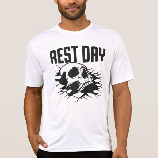 Erholung Day Skull Gym T-Shirt (Vorderseite)