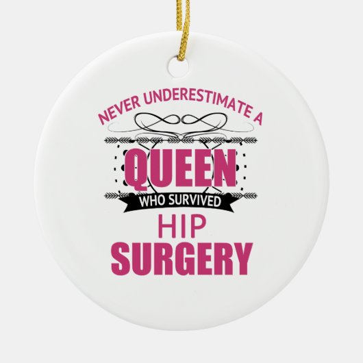 Erholung der angesagten Operation für Frauen Keramik Ornament (Vorne)