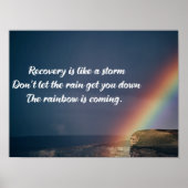 Erholung der Drogensucht Poster (Vorne)