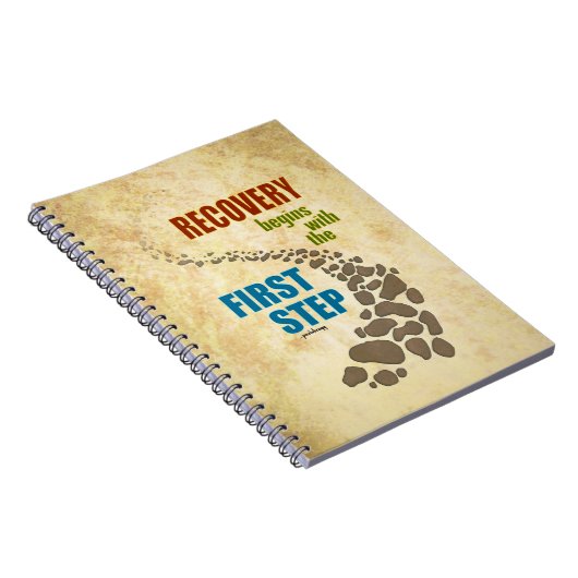 Erholung, der erste Schritt (Schritt 12, mischen Notizblock (Rechte Seite)