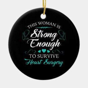 Erholung der Frauen im Herzen der Operation Keramik Ornament