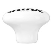 Erholung der Junk-Schublade Keramikknauf (Seitenansicht)